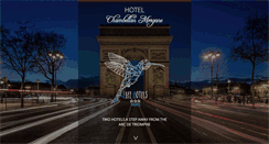 Desktop Screenshot of hotelchambellanmorgane.fr